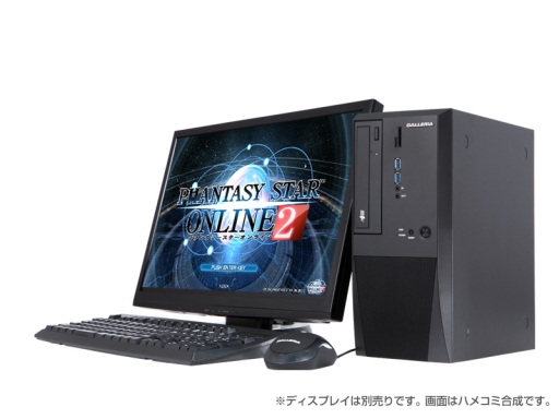 ドスパラのpso2推奨pcが一部刷新 デスクトップ2モデルとノート1モデル