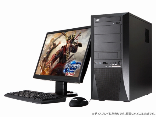 ���������꡼ No.004�Υ���ͥ������ / GALLERIA�����������ƥ����PC����饤�󥲡���3�����ȥ�ο侩PC��ȯ�䡣���������ŵ�����ƥ��դ�