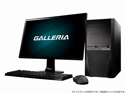 GALLERIA，「PSO2」推奨デスクトップPCも最新仕様でリニューアル