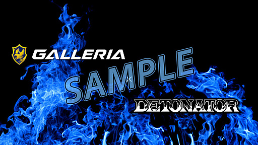 ���������꡼ No.002�Υ���ͥ������ / GALLERIA��DETONATOR�Υ����PC��2�Ƥ��о졣YamatoN��ǥ�Ȥ��뤬��󥭡���ǥ���Ѱ�