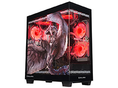 「リオレウス」が羽ばたくド派手なピラーレス筐体の「モンハンワイルズ」コラボゲームPCがGALLERIAから