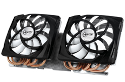 ���������꡼ No.007�Υ���ͥ������ / Arctic Cooling��HD 6990���Ѥ�GPU�����顼�ȥե���쥹���ͤ�����GPU�����顼2���ʤ�ȯɽ