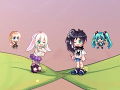 画像ギャラリー No.003のサムネイル画像 / ラテール×初音ミクのコラボ第2弾，ミクとルカのマスコット登場