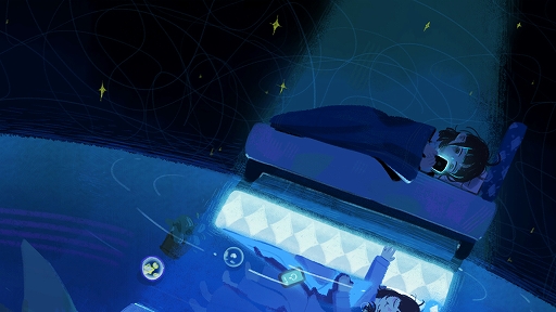 画像ギャラリー No.011のサムネイル画像 / ［プレイレポ］不眠のつらさが痛いほど伝わる。眠れない主人公の長い夜を描くテキストADV「Have a Good Night」［CJ2026］