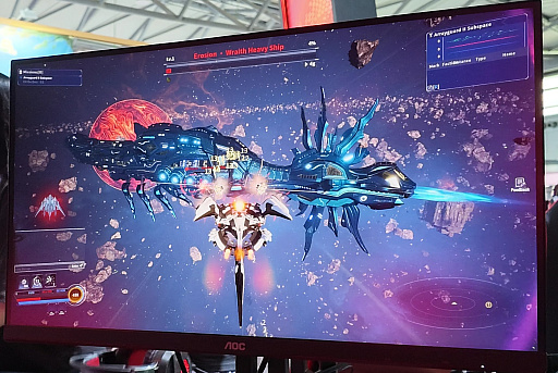 画像ギャラリー No.001のサムネイル画像 / 美しい宇宙を飛び回り，ドラゴンにも挑む。新作MMORPG「Nova Era: Atom」を運営マネージャーと体験［CJ2026］