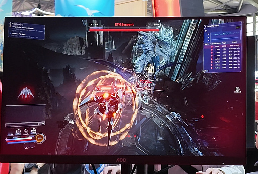 画像ギャラリー No.004のサムネイル画像 / 美しい宇宙を飛び回り，ドラゴンにも挑む。新作MMORPG「Nova Era: Atom」を運営マネージャーと体験［CJ2026］