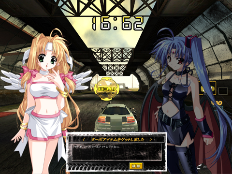 画像集#012のサムネイル/美少女キャラが手取り足取りチュートリアル。オープンβテスト中のオンラインレーシング「C-1バトル」のSS集を掲載