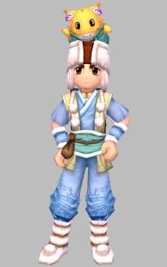 画像集#002のサムネイル/「熱血江湖」で十二支衣装第4弾,銀雪白霊衣登場