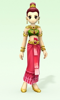 画像集#004のサムネイル/「熱血江湖」熱血ガチャに「タイ戦士の鎧」「タイ宮廷巫女衣装」登場