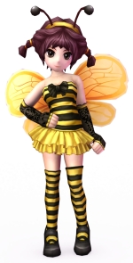 画像ギャラリー No.001のサムネイル画像 / 「熱血江湖」期間限定ハニービー衣装,本日より販売開始