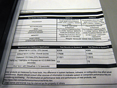 ������#003�Υ���ͥ���/��IDF Fall 07��Intel��Skulltrail�Υ٥���ޡ����ѥե����ޥ󥹤����