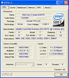 画像集#006のサムネイル/FSB 1600MHzを実現した「Core 2 Extreme QX9770/3.20GHz」レビュー掲載