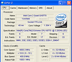 画像集#007のサムネイル/FSB 1600MHzを実現した「Core 2 Extreme QX9770/3.20GHz」レビュー掲載