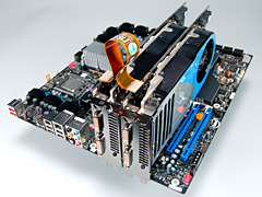 画像集#011のサムネイル/ゲーマー向けデュアルGPU&SLIソリューション「Skulltrail」の可能性を探る