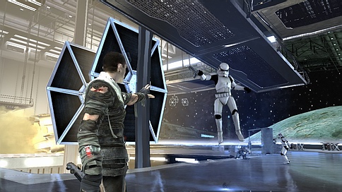 画像集#008のサムネイル/［E3 2008＃33］フォースと共にあれ！　「Star Wars： The Force Unleashed」はフォースをグリグリと使えるアクションゲーム