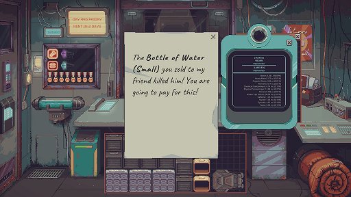 画像ギャラリー No.007のサムネイル画像 / サイバーパンク世界の質屋経営シム「Probably Stolen」がリリース。盗品の売買から臓器取引まで,裏社会で生き残れ!
