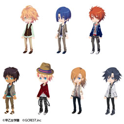 画像ギャラリー No.005のサムネイル画像 / 「アットゲームズ」,うたの☆プリンスさまっ♪のコーディネートゲームをリリース