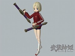 画像ギャラリー No.004のサムネイル画像 / 「武装神姫」にスクール水着登場＆ネットカフェでプレイ可能に