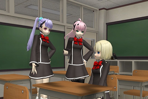 画像集#001のサムネイル/「武装神姫」にクイズマジックアカデミーの女子生徒制服が登場