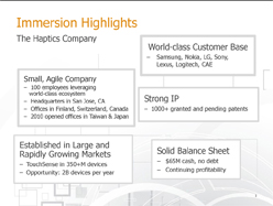画像ギャラリー No.003のサムネイル画像 / Immersion,フォースフィードバック技術「Haptics」の開発プラットフォーム「MOTIV」をAndroid向けに展開