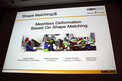 CEDEC 2011ϥꥳ󥹥Ҳ𤹤륲̤衣巿ɽѡShape MatchingפȤ