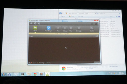 GDC 2013ϡAndroidiOSHTML5ץꡤWii UǤۤܤΤޤưޤסǤŷƲWeb FrameworkפȯԤ˥ԡ