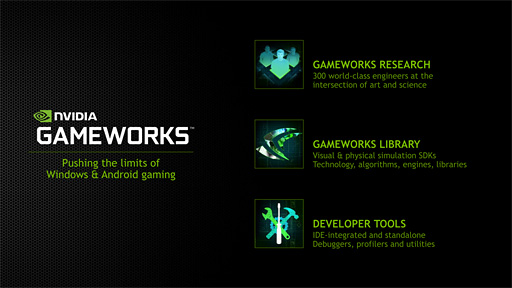 画像集#003のサムネイル/NVIDIA，ゲーム開発者のための開発技術支援ブランド「GameWorks」を発表