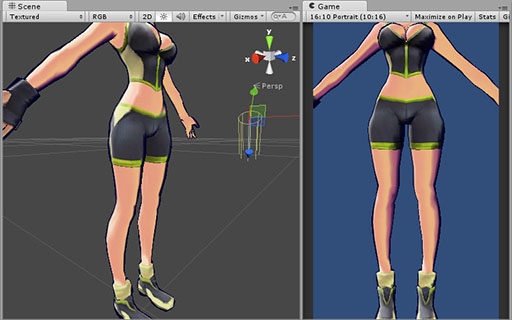画像ギャラリー No.001のサムネイル画像 / イラスト風な表現向けシェーダプラグイン「日の丸」のモバイル版が発売