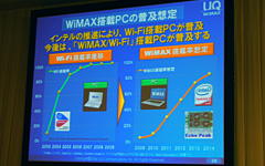 画像集#023のサムネイル/UQコミュニケーションズ,商用WiMAXサービスの開始を発表〜2月26日サービス開始,月額4480円