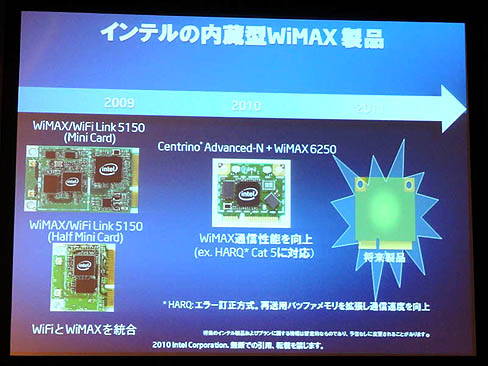 画像ギャラリー No.005のサムネイル画像 / インテル,メディア向け説明会を開催してWiMAXへの取り組みをアピール。さらにWiMAXの普及を推進する大々的なキャンペーンを実施と発表