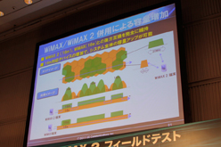 画像ギャラリー No.005のサムネイル画像 / 100Mbps超えの通信速度を無線で実現へ。UQ,「WiMAX 2」のフィールドテストを公開