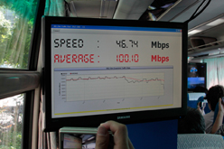 画像ギャラリー No.013のサムネイル画像 / 100Mbps超えの通信速度を無線で実現へ。UQ,「WiMAX 2」のフィールドテストを公開