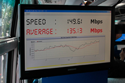 画像ギャラリー No.015のサムネイル画像 / 100Mbps超えの通信速度を無線で実現へ。UQ,「WiMAX 2」のフィールドテストを公開