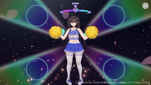 画像ギャラリー No.002のサムネイル画像 / 朝凪氏デザインの生意気娘が,600種類以上の煽りボイスで挑発し続ける! チアダンスを指導する新感覚リズムゲーム「がんばれ!チアリズム」,2027年に発売