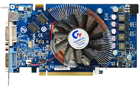 画像集#001のサムネイル/GIGABYTE,Zalman製クーラー搭載のGF8800GTカード
