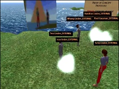 画像集#001のサムネイル/Linden LabとIBM,Second LifeのキャラクターをOpenSimのメタバースへ転送実験に成功