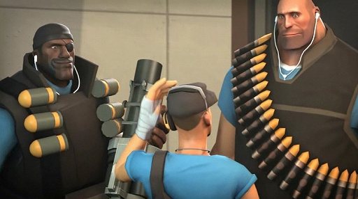 画像ギャラリー No.002のサムネイル画像 / Mac版「Team Fortress 2」がSteamで配信開始。AppleのテレビCM“Macくんとパソコンくん”のパロディとなっているプロモーションビデオが面白い