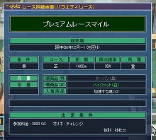 画像集#001のサムネイル/「Gallop Racer ONLINE」,プレミアムレース第2弾実施