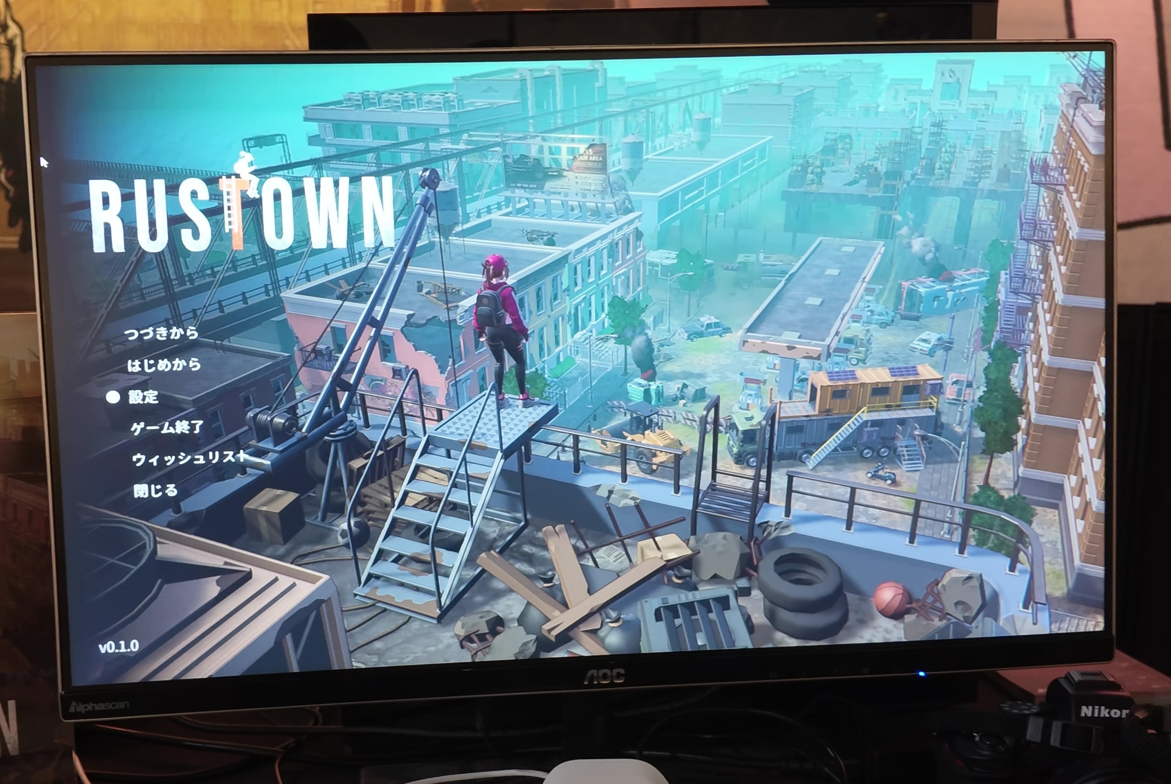 知能を蝕むウイルスが残したスラムを少女が旅する「Rustown」。殴られても殴り返せない，ストーリー没入型アクション［BIC2026］