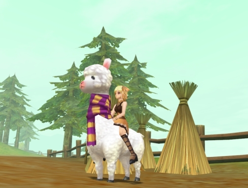 画像ギャラリー No.003のサムネイル画像 / 「ルーセントハート×pixiv イラストコンテスト」開催，「アルパカ」の騎乗ペットも登場