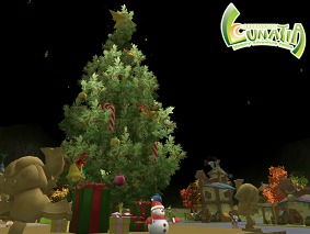 画像ギャラリー No.002のサムネイル画像 / 「ルナティア」,街に巨大なツリー出現。みんなで飾りつけを行おう