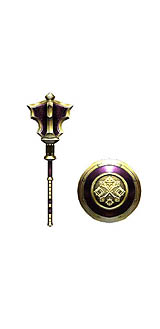 画像ギャラリー No.001のサムネイル画像 / 「MHF」限定特典武器「ポルタメイスI【紫】が貰えるキャンペーン