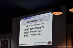 画像ギャラリー No.045のサムネイル画像 / 杉浦氏と宮下氏が「MHF」の“これから”を語った,オフラインイベント,「VS.クエスト チャンピオントーナメント in Winter 2012」兵庫大会をレポート