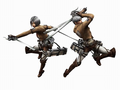 画像集#003のサムネイル/「モンスターハンター フロンティアG」と「進撃の巨人」がコラボ。調査兵団の防具などが手に入る「進撃の巨人キット」が4月24日に発売