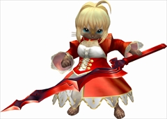 Mhf Z の Fate Extella コラボpvが公開中 ネロとガウェインのコラボ装備 パートニャーのネロ風装備のイラストと画面写真を掲載