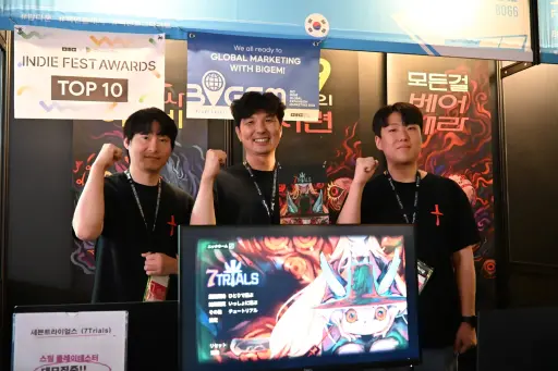 画像ギャラリー No.002のサムネイル画像 / Newcore Gamesの新作「7Trials」は，冥界企業の正社員を目指して49日間を戦い抜く，スタイリッシュなローグライトアクションだった［BIC2026］