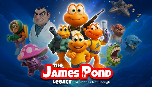 画像ギャラリー No.001のサムネイル画像 / アクションゲーム「James Pond」シリーズ,4作品・全12バージョンを収録する数量限定パッケージ版をSwitch2向けに10月発売