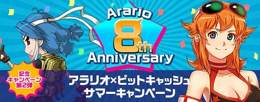 画像ギャラリー No.001のサムネイル画像 / アラリオ,8周年記念キャンペーン第2弾をスタート
