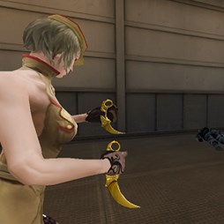 画像ギャラリー No.003のサムネイル画像 / 「クロスファイア」，黄金に輝く特殊な素材で作られた2つの新武器が登場