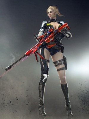 画像ギャラリー No.005のサムネイル画像 / 「クロスファイア」制圧モードにC4ワイヤーオプションを実装。新武器Barrett-IronSharkも